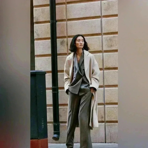 🔥🔥Zara Wool Blend belted coat - Picture 3 of 9